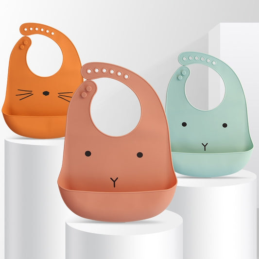 Soft Baby Silicone Bibs