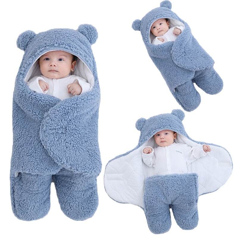 Teddy Super Soft Baby Sleeping Blankets 0-6 Months