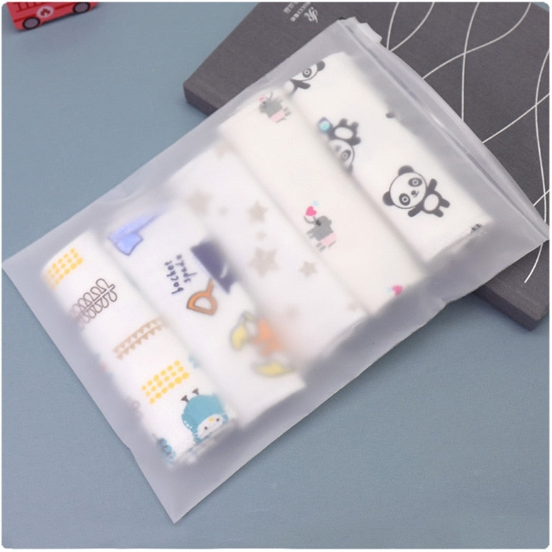 5Pcs Muslin Cotton Baby Towel