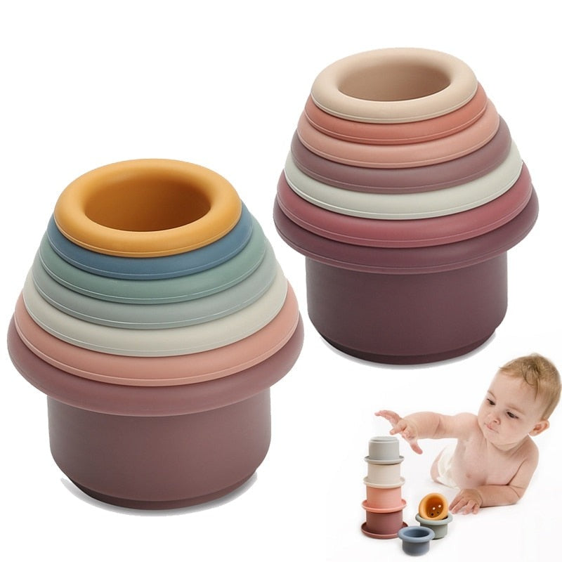 Silicone Stacking Cups