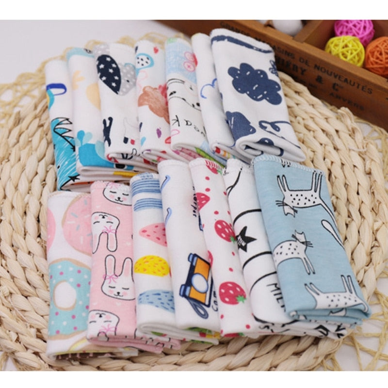 5Pcs Muslin Cotton Baby Towel