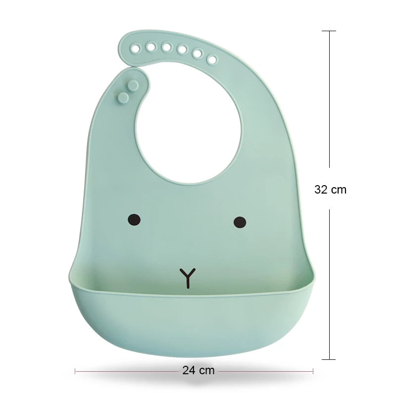 Soft Baby Silicone Bibs